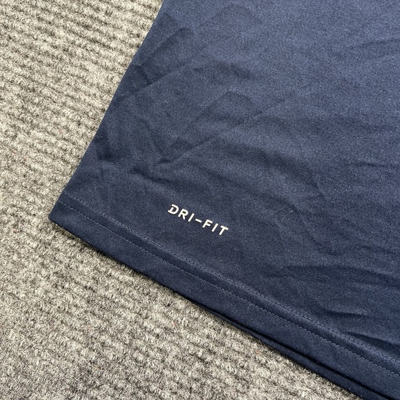 Nike Dallas Cowboys Dri Fit T Shirt Athletic Cut Men's Size Large Navy Blue - Picture 3 of 6